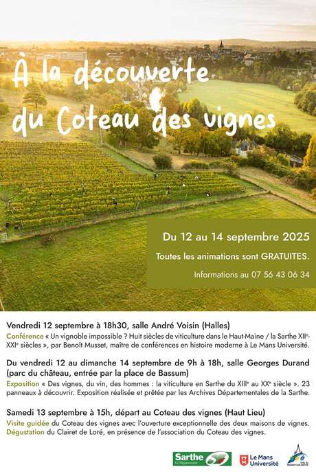 Week-end découverte du Coteau des Vignes Week-end découverte du Coteau des Vignes
