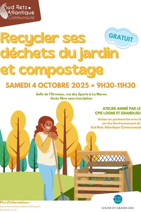 ATELIER FORMATION AU COMPOSTAGE, RECYCLER SES DÉCHETS DU JARDIN LA MARNE