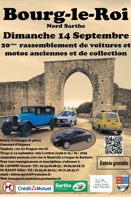 20ème Rassemblement de voitures et motos anciennes et de collection