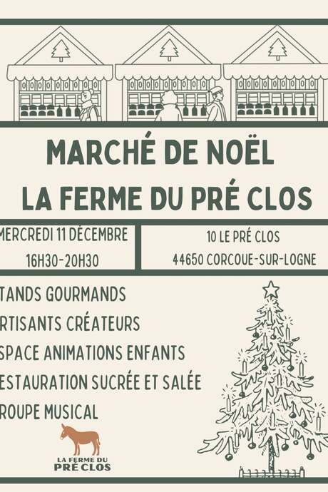 MARCHÉ NOEL FERME PRÉ CLOS