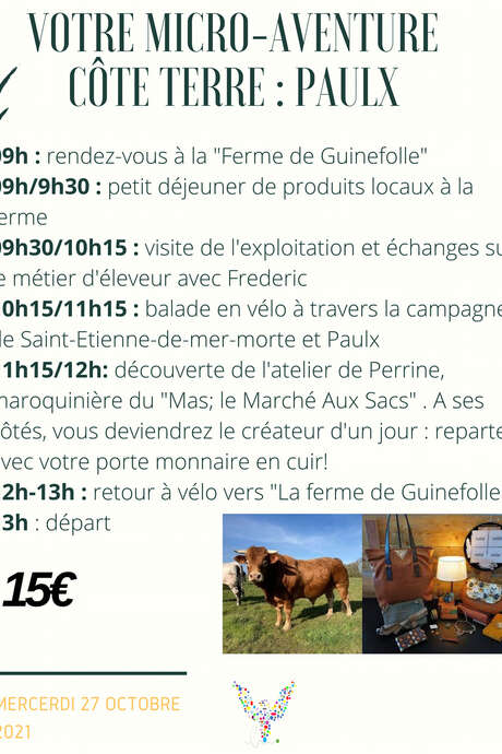 MICRO-AVENTURE CÔTÉ TERRE PAULX MICRO-AVENTURE CÔTÉ TERRE PAULX