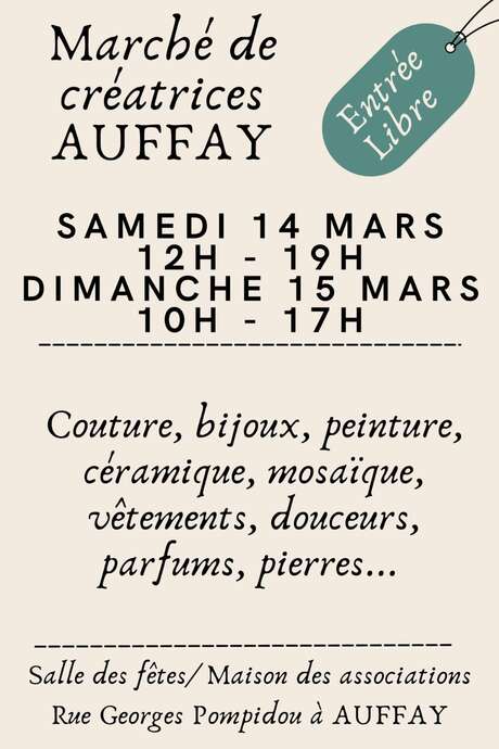 Marché de Créatrices AUFFAY