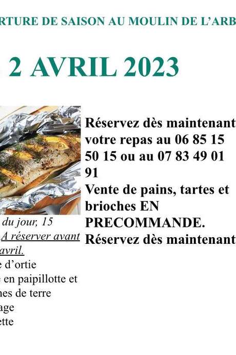 Ouverture de la saison avec la truite