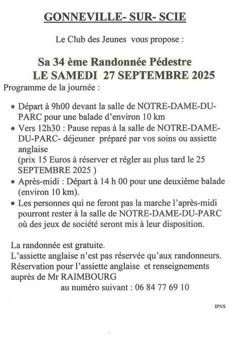 34ème Randonnée pédestre
