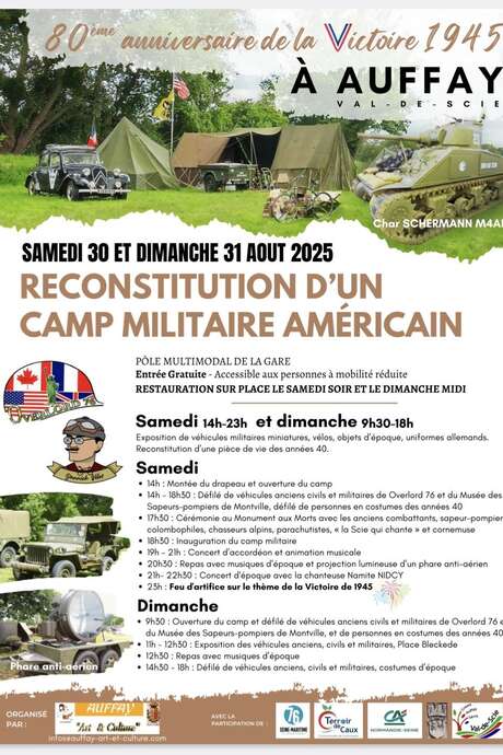 Reconstitution d'un camp militaire