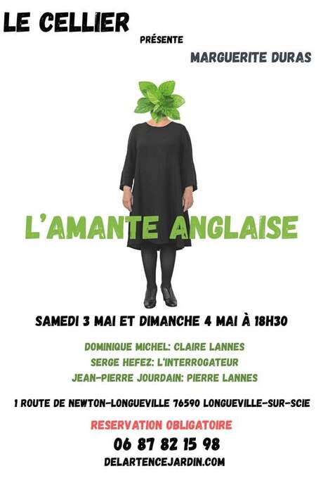 Théâtre : L'Amante anglaise