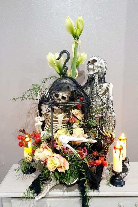 Atelier floral d'Halloween