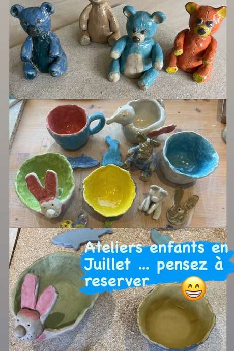 Atelier céramique enfants