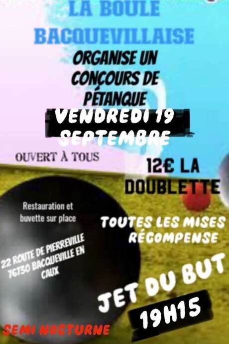 Concours de pétanque