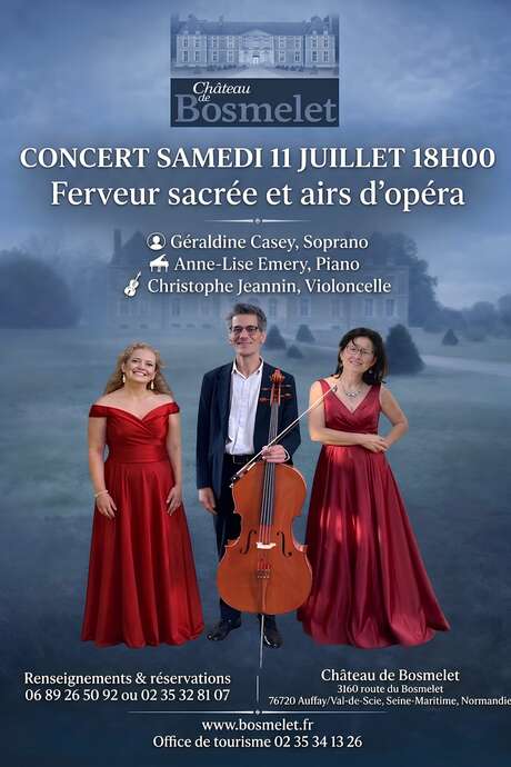 Concert au Bosmelet : "Ferveur sacrée et airs d'opéra"