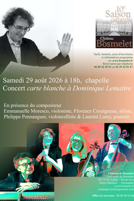 Concert carte blanche à Dominique Lemaître au Bosmelet