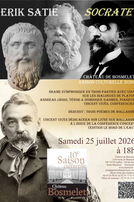 Concert-conférence au Bosmelet : "Socrate" et "Trois poèmes de Mallarmé"