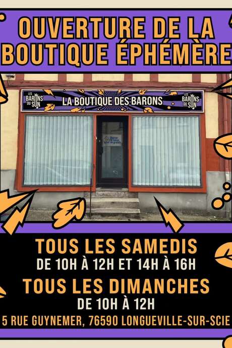 La boutique éphémère des Barons du Son