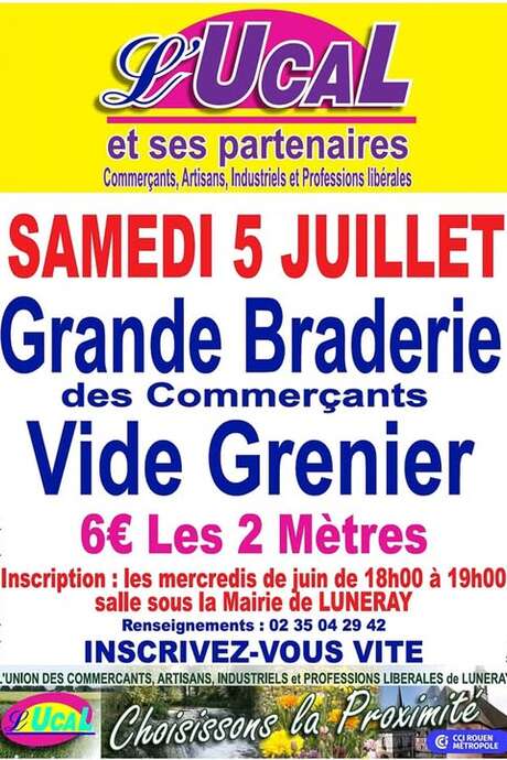 Braderie des commerçants et Vide Grenier