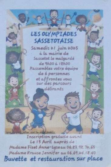 Les Olympiades Sassetotaises - Parcours en équipe