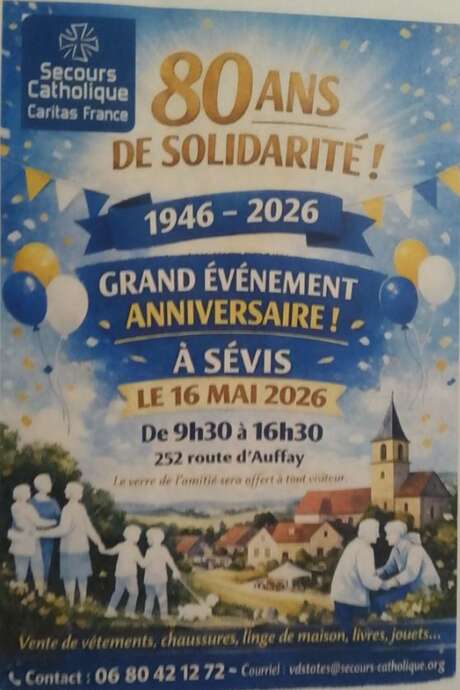 80 ans de solidarité - Secours Catholique