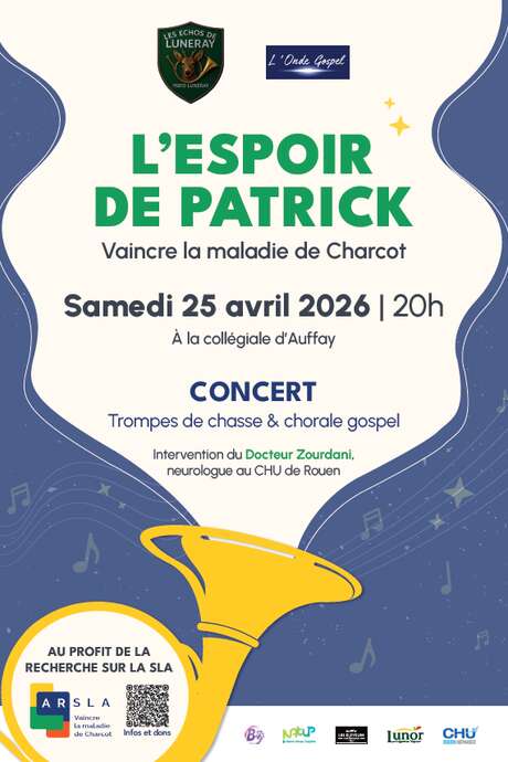 Concert L'Espoir de Patrick : Vaince la maladie de Charcot