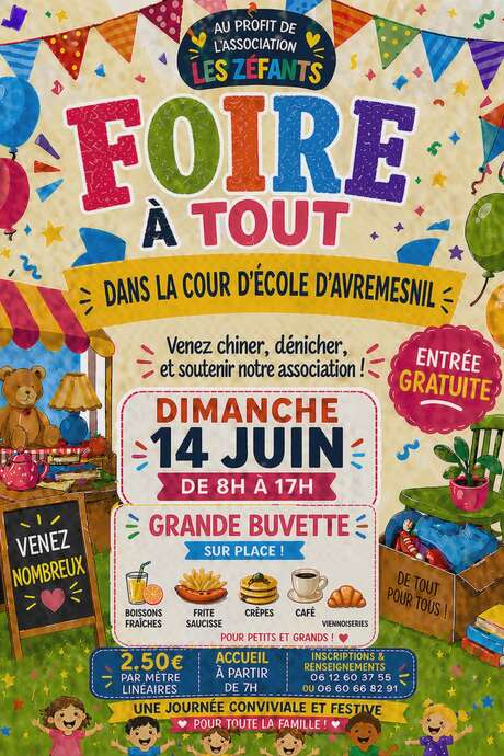 Foire à tout de l'école