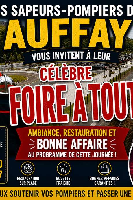 Foire à tout - L'Amicale des Sapeurs Pompiers d'Auffay