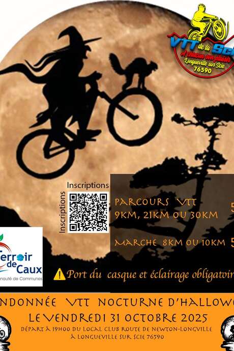 Randonnée VTT nocturne d'Halloween