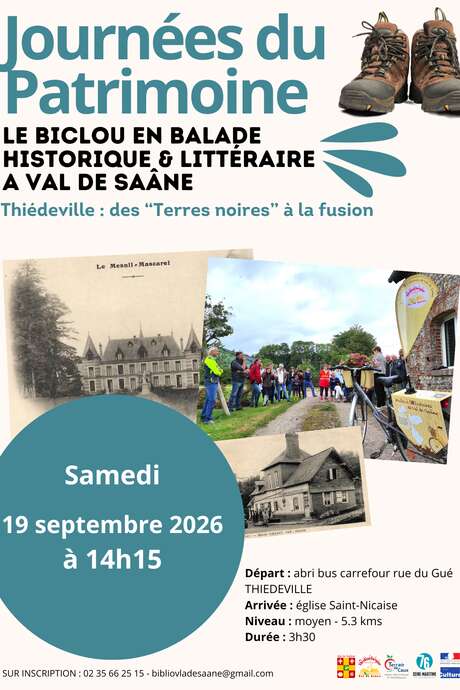 Biclou à [H]istoire à Thiédeville : des terres noires à la fusion