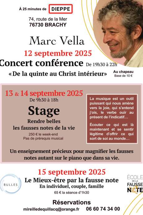 Concert conférence avec Marc Vela