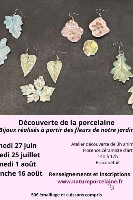 Atelier bijoux en porcelaine