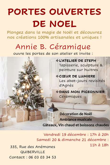 Portes ouvertes de Noël chez Annie B.