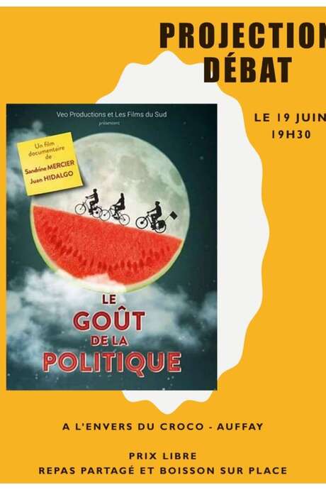 A l'envers du Croco : projection débat "Le goût de la Politique"