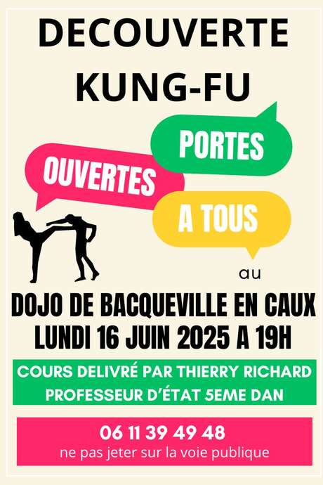 Portes Ouvertes Découverte Kung-Fu