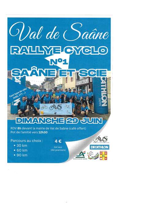 Rallye cyclo Saâne et Scie
