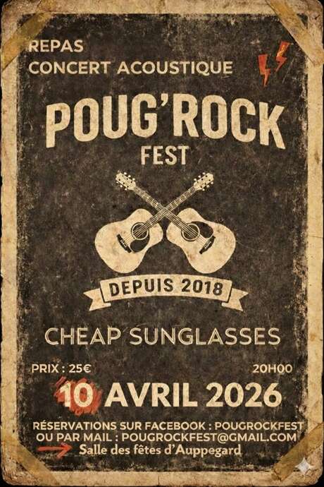 Repas concert acoustique Poug Rock Fest