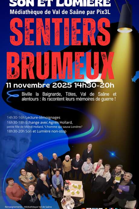 Sentiers Brumeux : témoignages mémoires de guerre en Pays de Caux