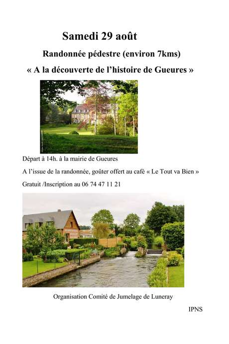 Randonnée pédestre "À la découverte de Gueures"