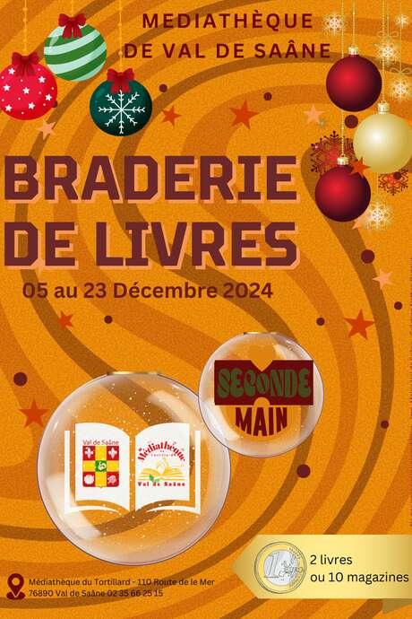 Braderie de livres de la Médiathèque