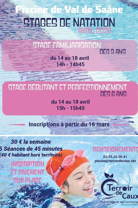Stages de natation