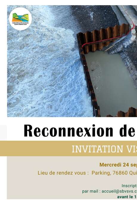 Visite du chantier de reconnexion de la Saâne à la Mer