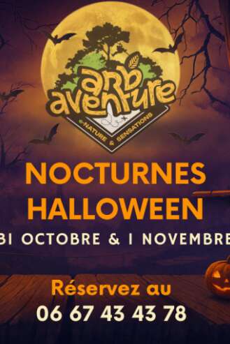 Nocturne d'Halloween Arb'aventure