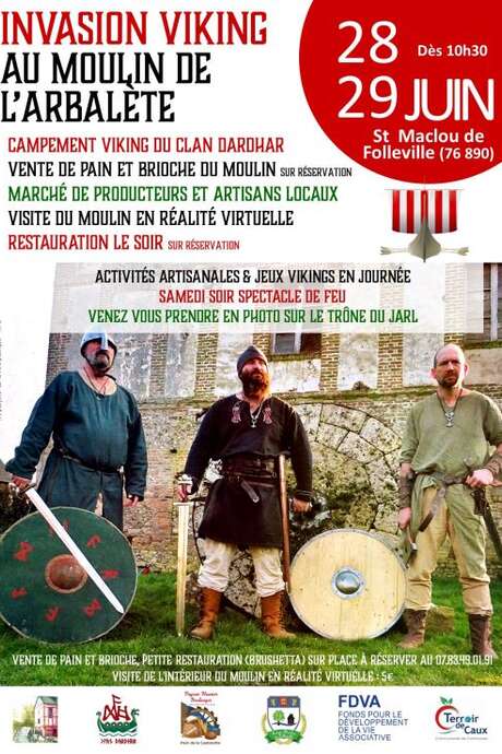 Journée du Patrimoine de Pays et des Moulins - Campement Viking