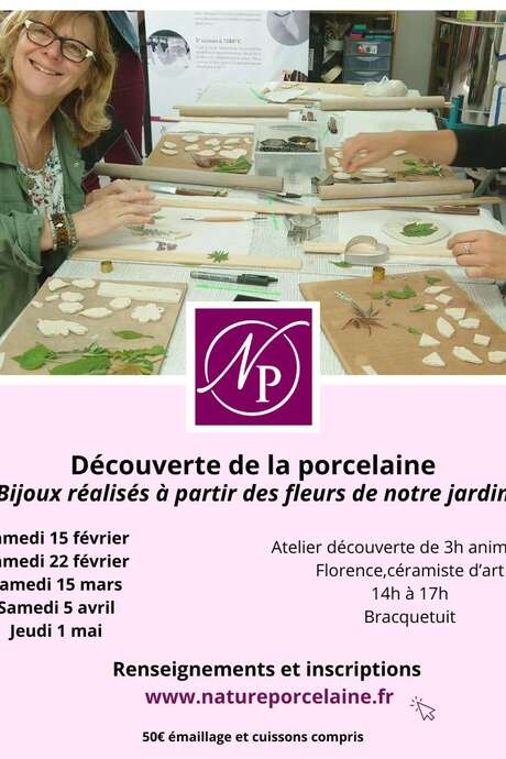 Atelier bijoux en porcelaine