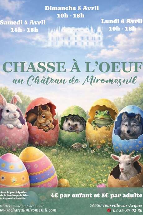 [Pâques] Chasse à l'oeuf de Miromesnil