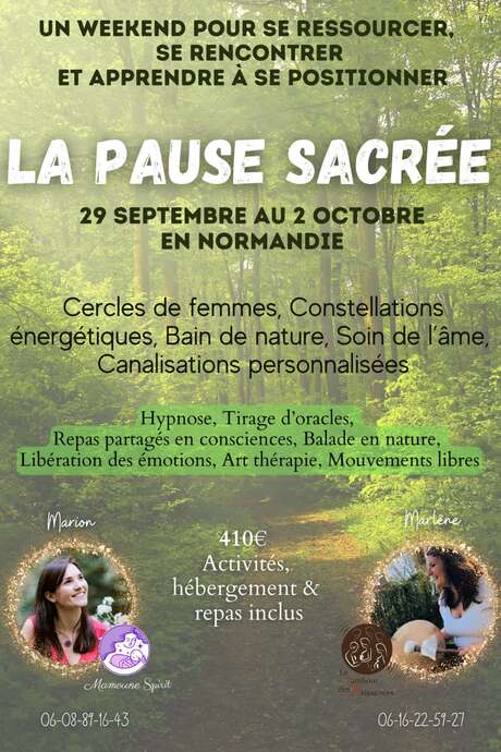La pause sacrée - week-end pour se ressourcer
