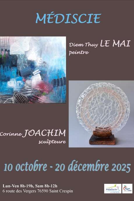 Exposition à Médiscie - Diem Thuy Le Mai et Corinne Joachim