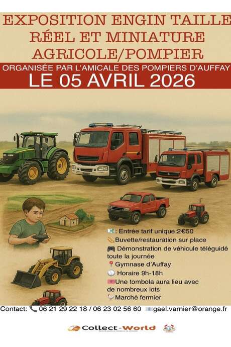 Exposition sapeurs-pompiers, marché local et artisanal