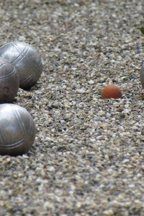 Pétanque en doublette formée