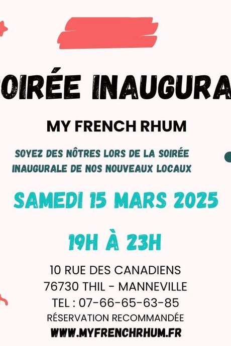 Soirée inaugurale de My French Rhum