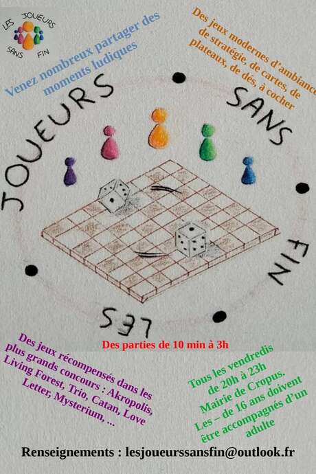 Soirée jeux : Les joueurs sans fin