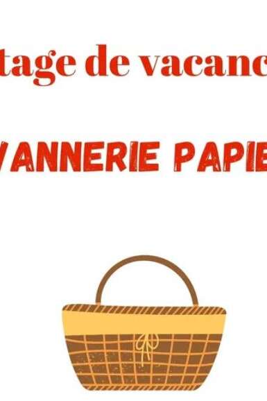 Stage de Vannerie Papier