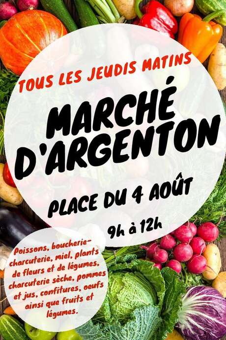 Marché d' Argenton-les-Vallées