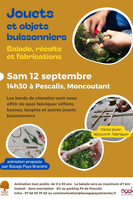 Sortie nature - Jouets buissonniers en balade